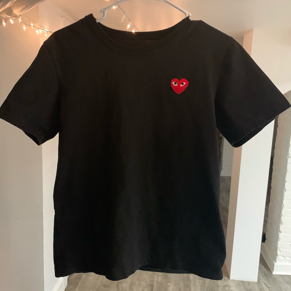 comme des garcons black tee